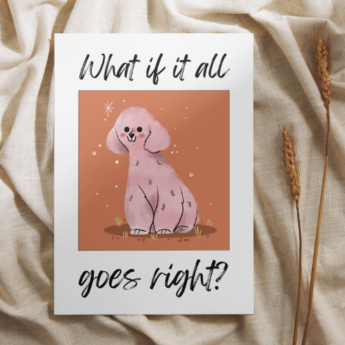 Poster – All goes right | Hund