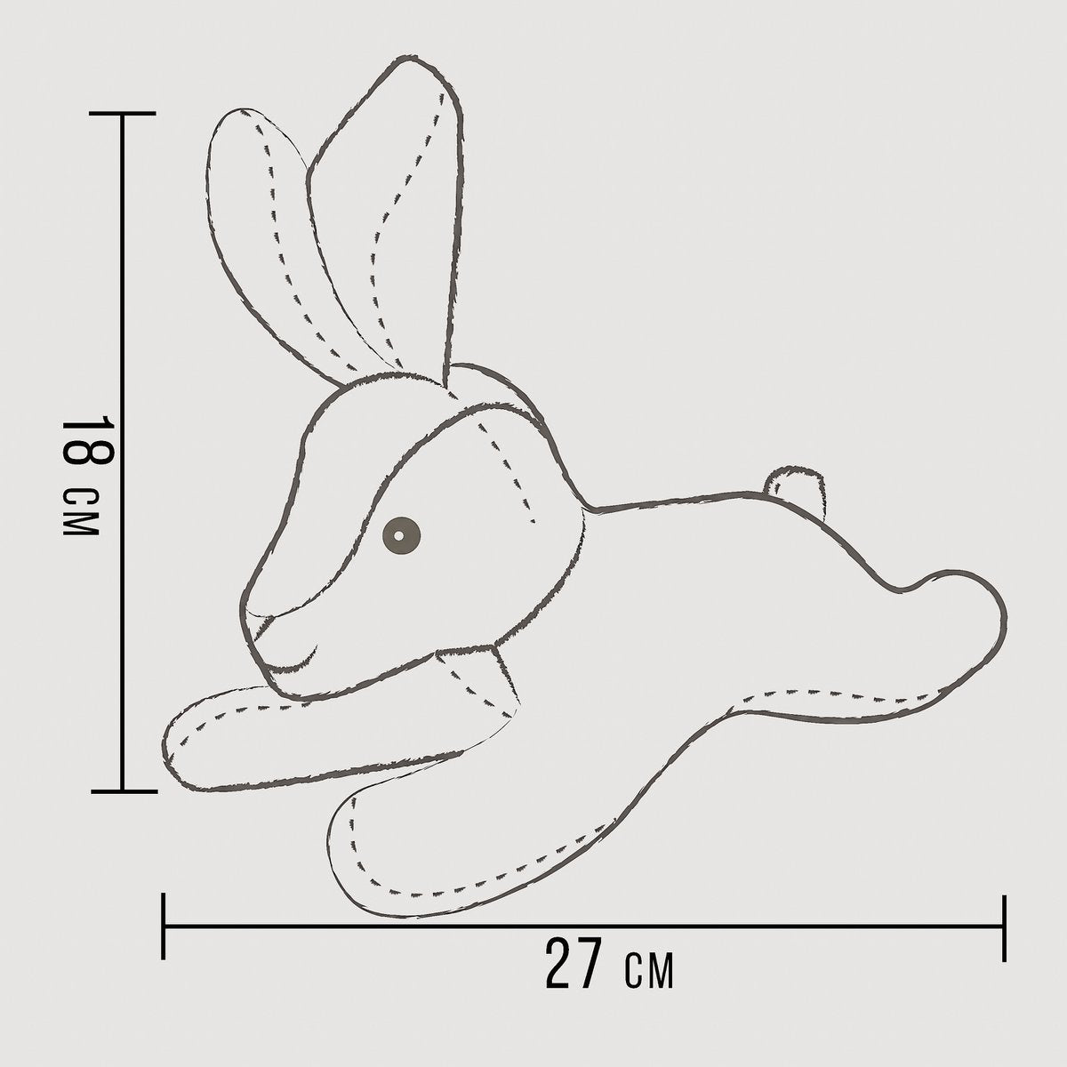 Hundespielzeug mit Quietscher HARU