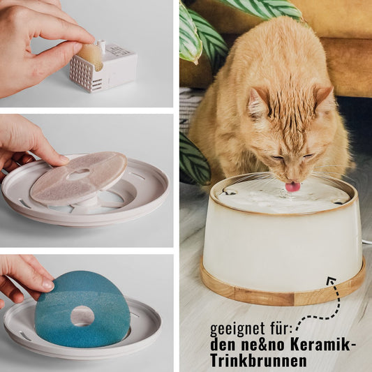 ne&no® Ersatzfilter für Keramik-Trinkbrunnen
