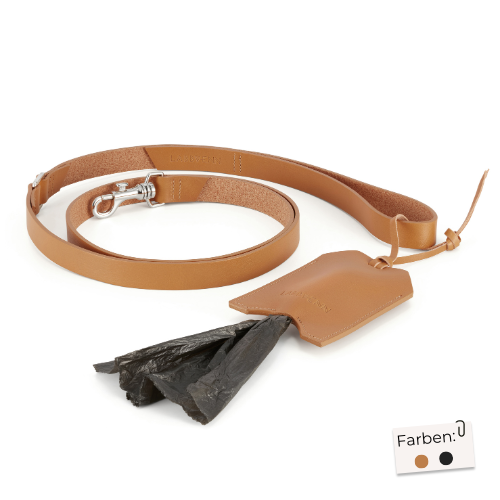 Labbvenn Set aus Leine LUSSA & Kotbeutelspender SAKU