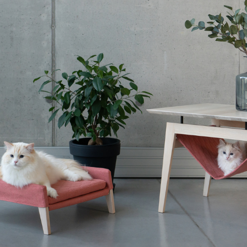 Labbvenn Set aus Tisch KIKKO & Bett LULU