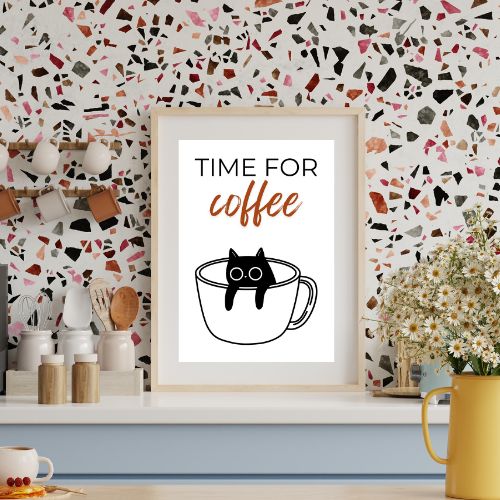 Poster 20x30 cm – Time for Coffee