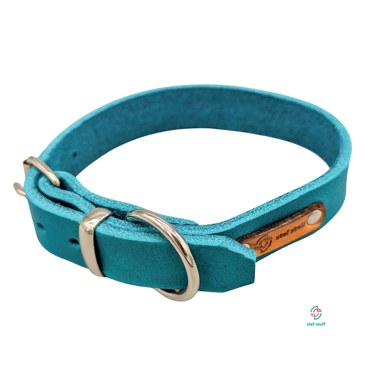 stef stuff Schmales Halsband Fettleder PURE