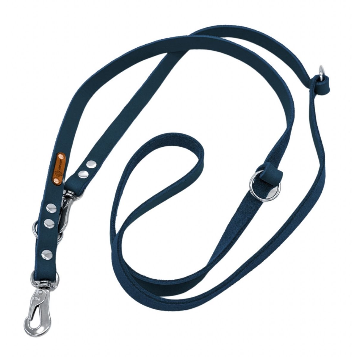 stef stuff 3-fach verstellbare Leine Fettleder PURE