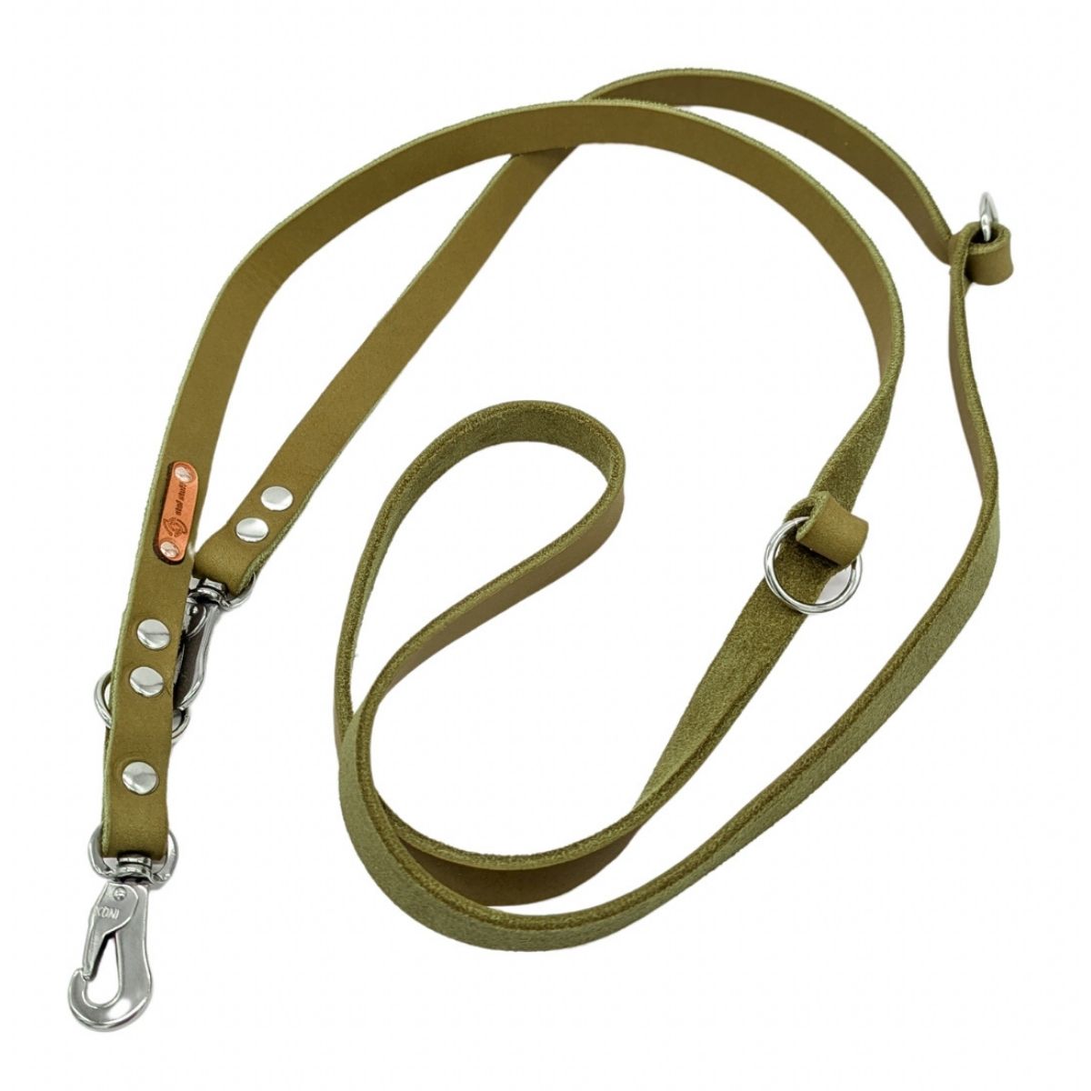 stef stuff 3-fach verstellbare Leine Fettleder PURE