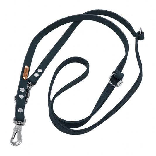stef stuff 3-fach verstellbare Leine Fettleder PURE