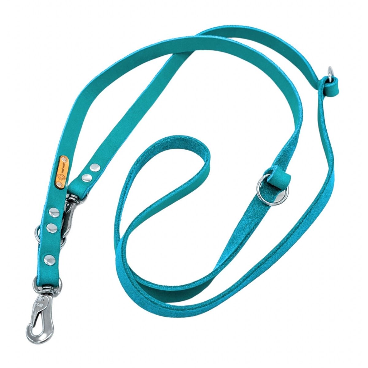 stef stuff 3-fach verstellbare Leine Fettleder PURE
