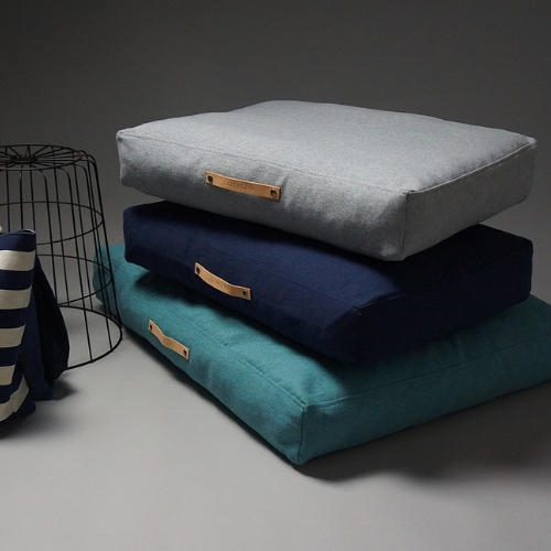 Moderne Orthopädische Hundebetten in Grau, Blau und Türkis aus der Nordic Collection bei Pawla Petstore