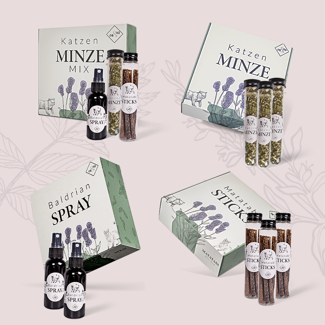 Geschenkset Katzen Wohlfühlkräuter