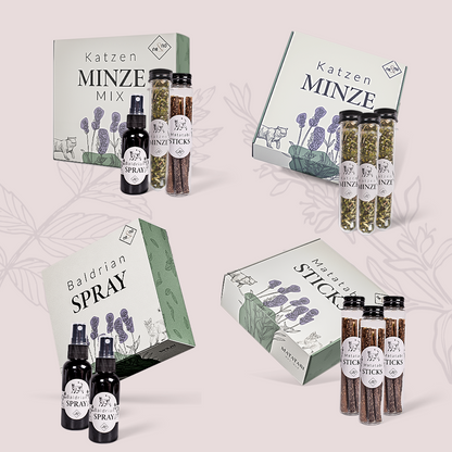 Geschenkset Katzen Wohlfühlkräuter