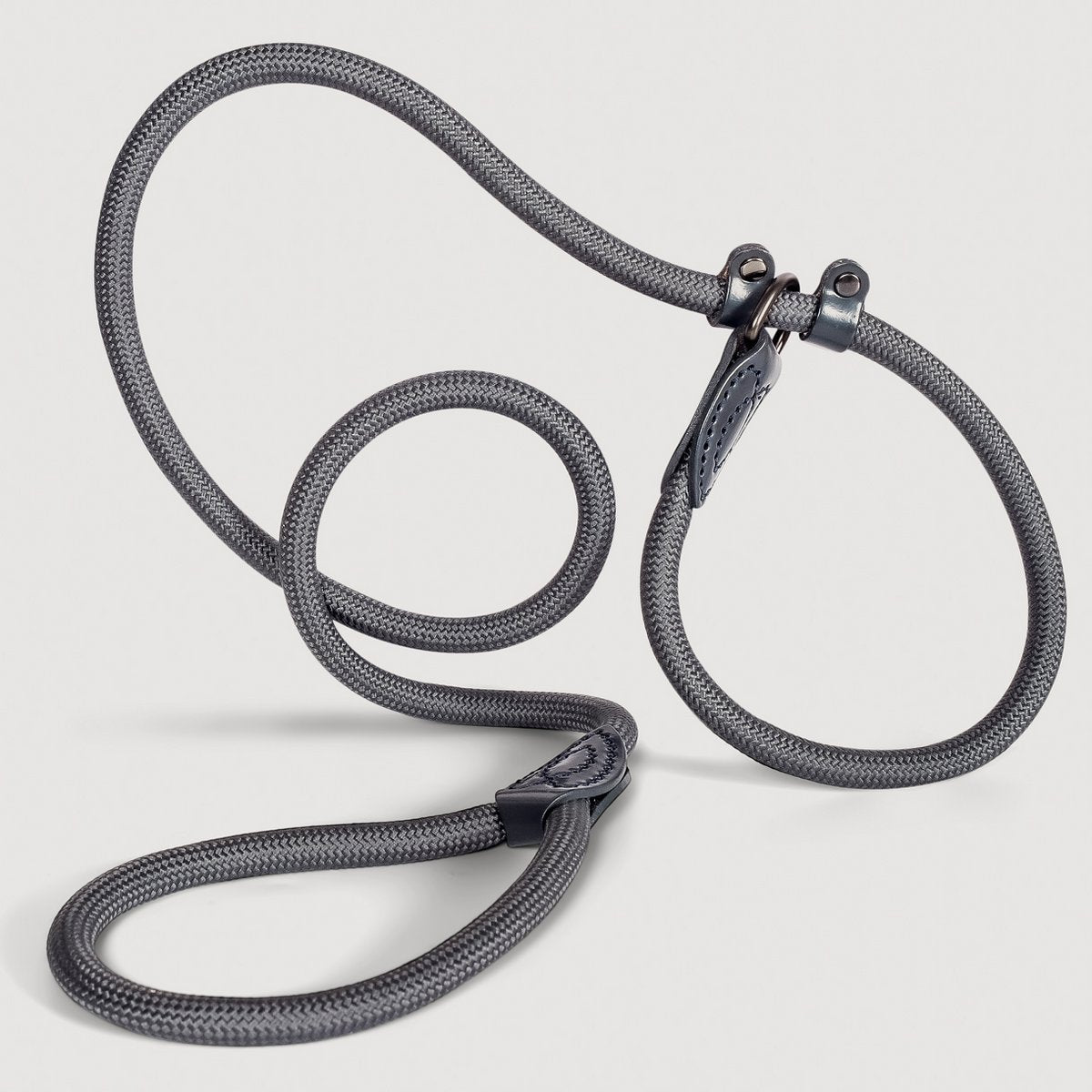 Retrieverleine – Tauleine mit integriertem Halsband