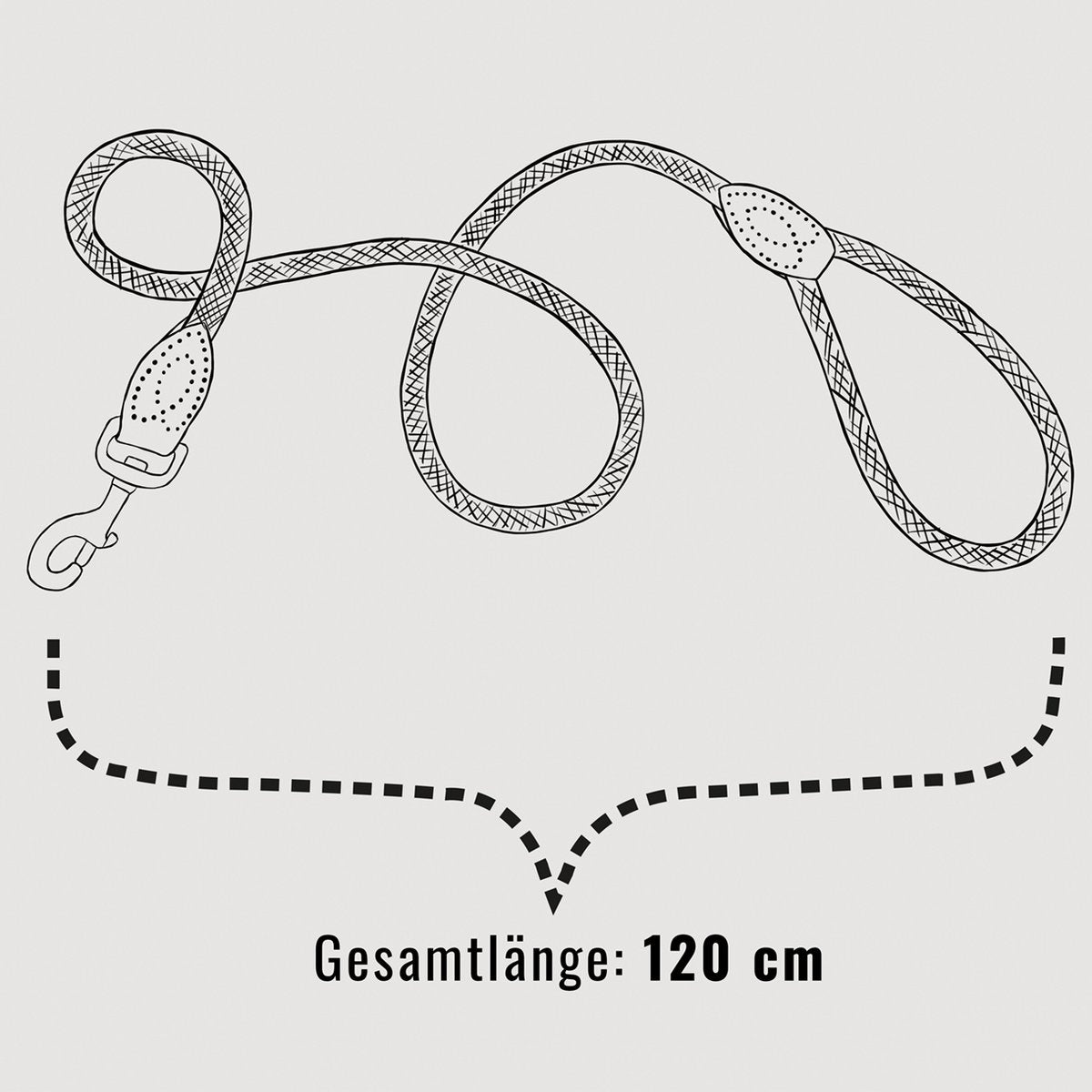 Design Cityleine aus Tau – 120 cm