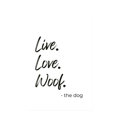 Poster 20x30 cm - Weiß