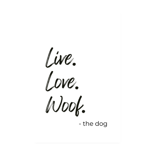 Poster 20x30 cm - Weiß