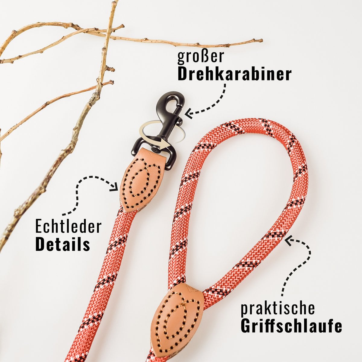 Design Cityleine aus Tau – 120 cm