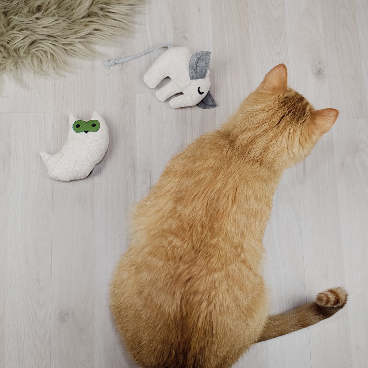 Katzenspielzeug mit Katzenminze 3er Set