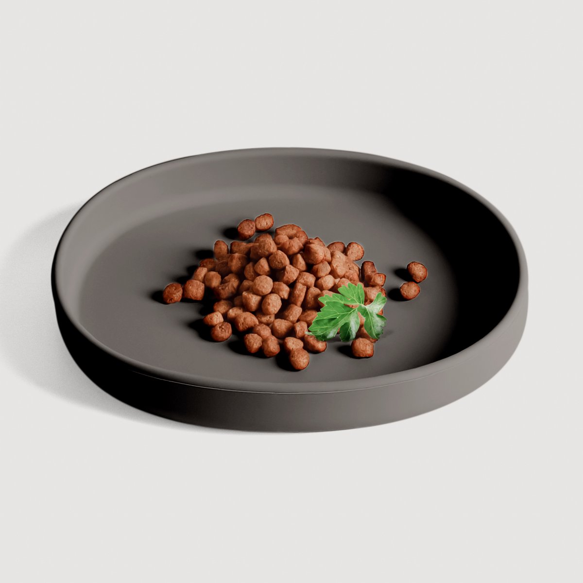 Flache Silikon Futterschale für Katzen