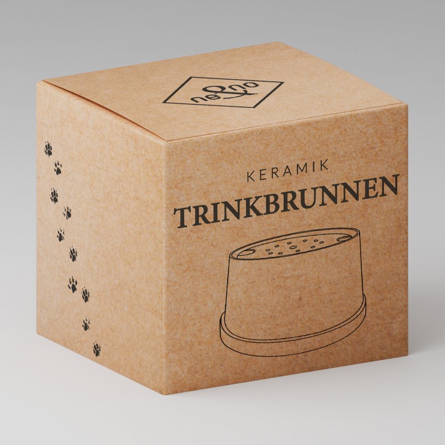 Keramik Trinkbrunnen für Katzen