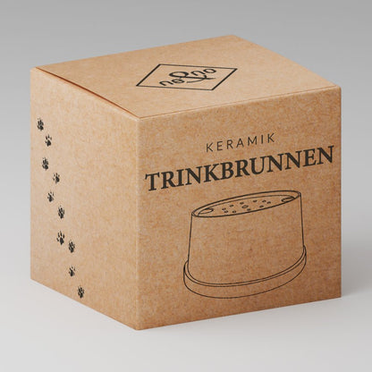 Keramik Trinkbrunnen für Katzen
