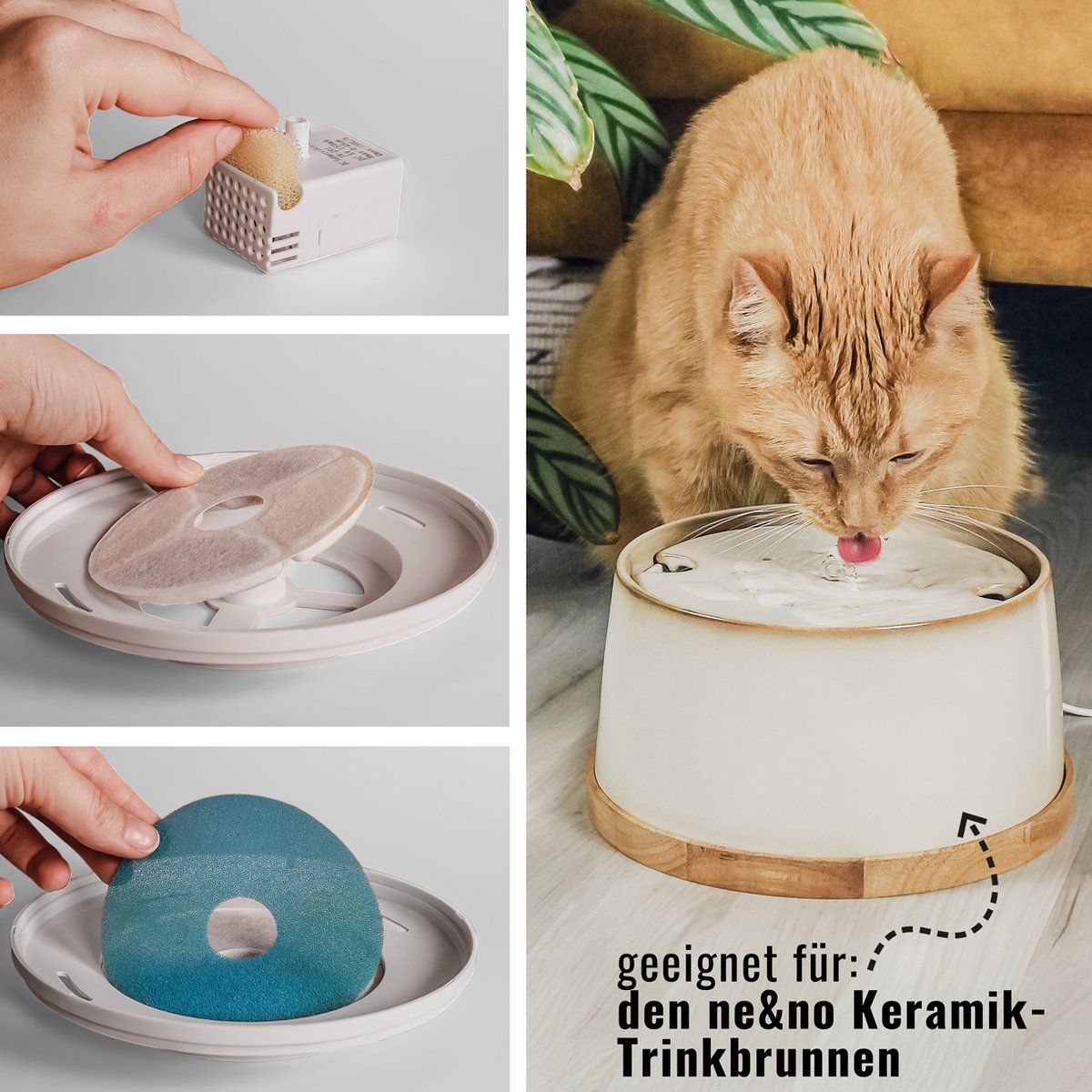 Ersatzfilter für Keramik-Trinkbrunnen