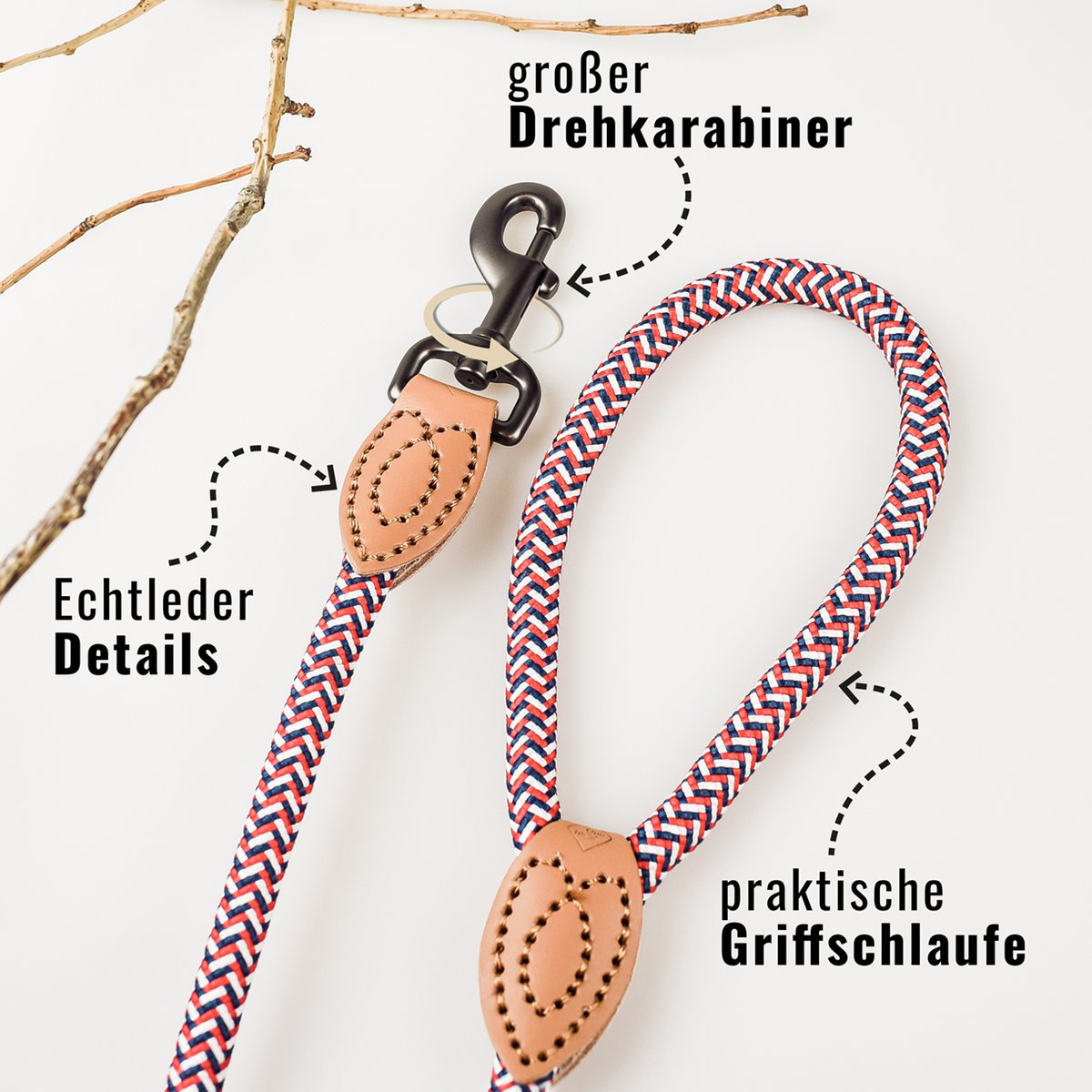 Design Cityleine aus Tau – 120 cm