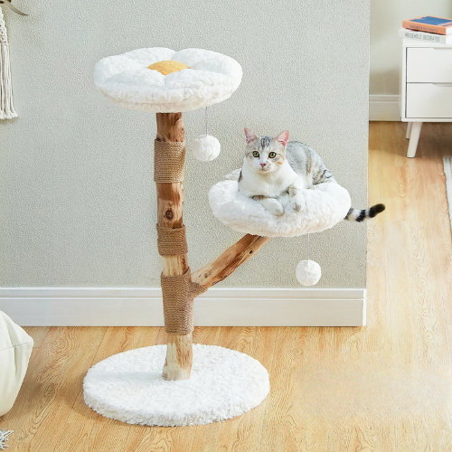 FLOWER Kratzbaum aus Holz