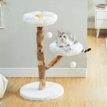 FLOWER Kratzbaum aus Holz