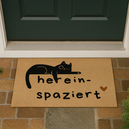 Fußmatte – Hereinspaziert | Katze