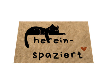 Fußmatte – Hereinspaziert | Katze