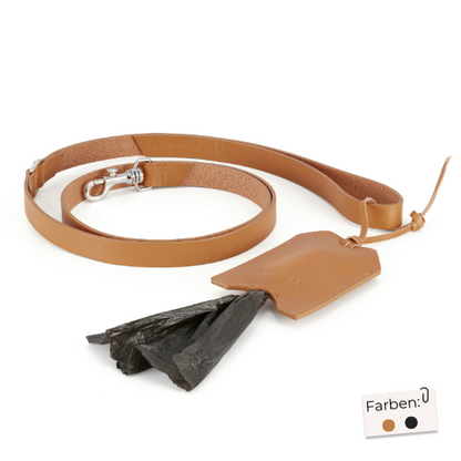 Labbvenn Set aus Leine LUSSA & Kotbeutelspender SAKU