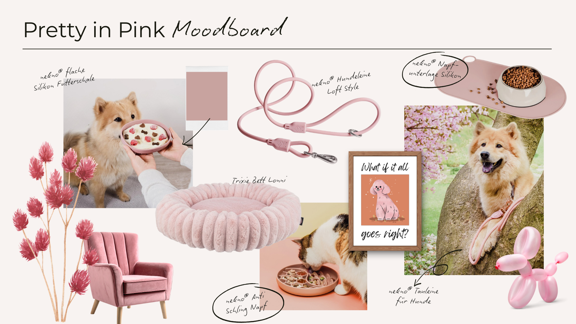 Moodboard Pretty in Pink