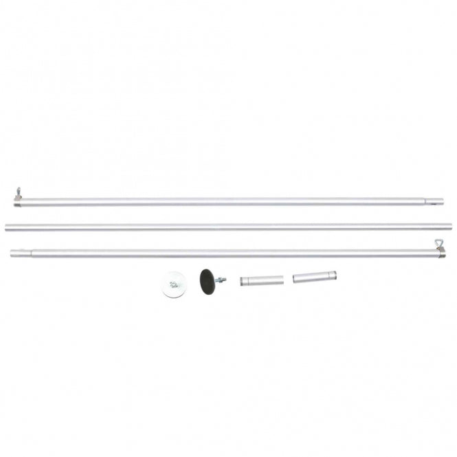 Katzennetz-Spannstange aus Aluminium – 1,28-3,25m