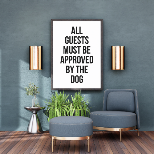 Poster – Dog approved