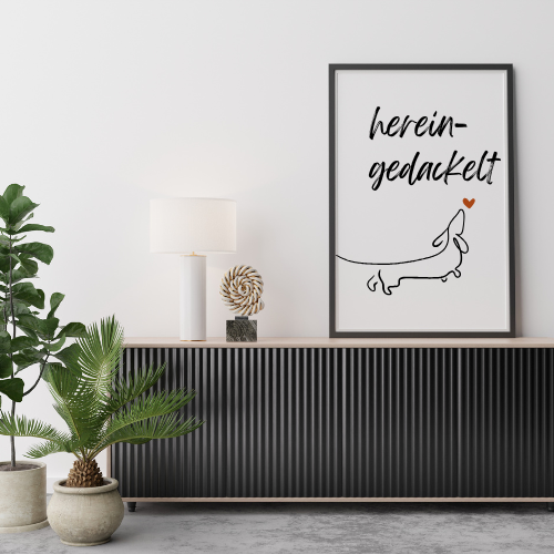 Poster – Hereingedackelt