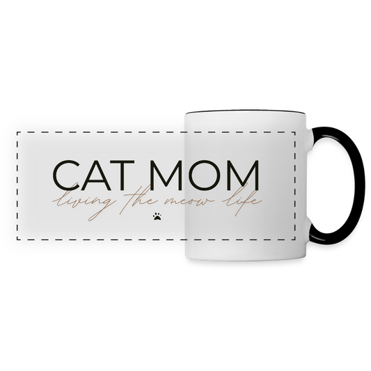Tasse CATMOM – living the meow life | weiß