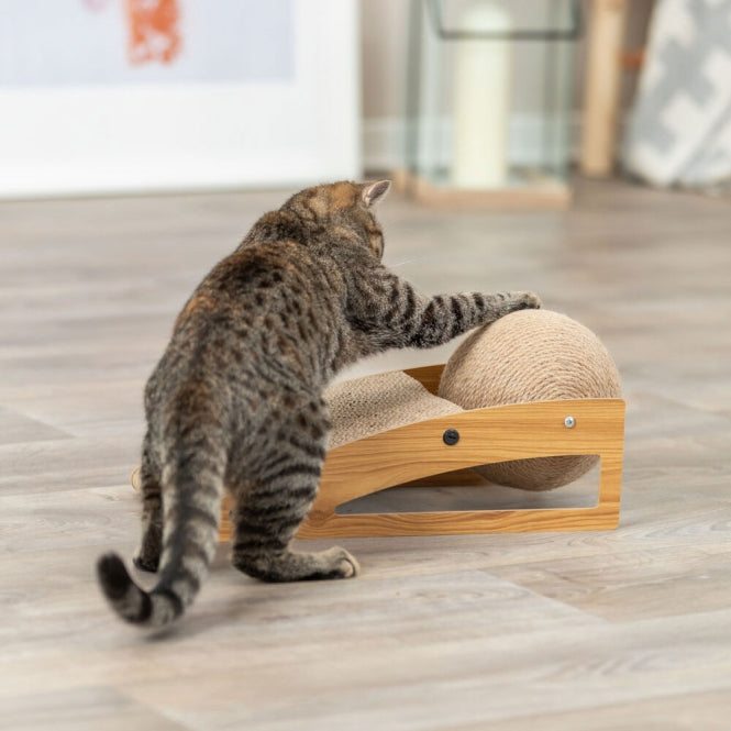 Trixie Kratzrampe mit Ball