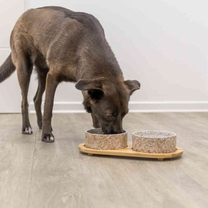 Trixie Napf-Set, Keramik/Bambus