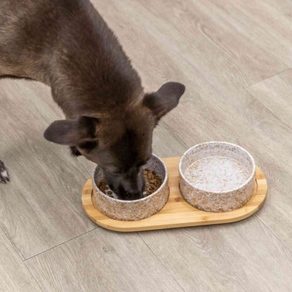 Trixie Napf-Set, Keramik/Bambus