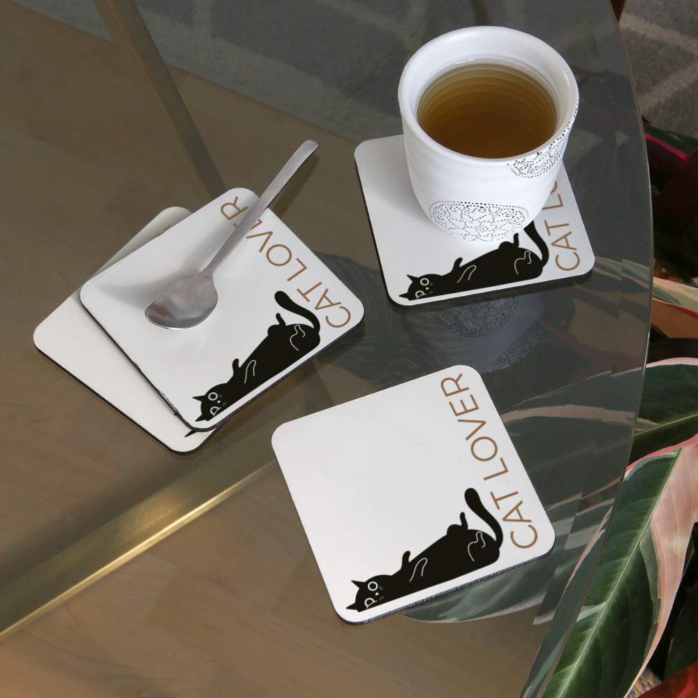 Untersetzer (4er-Set) CAT LOVER