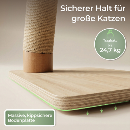 Katzenkratzsäule – Kratzbaum Holz 89 cm