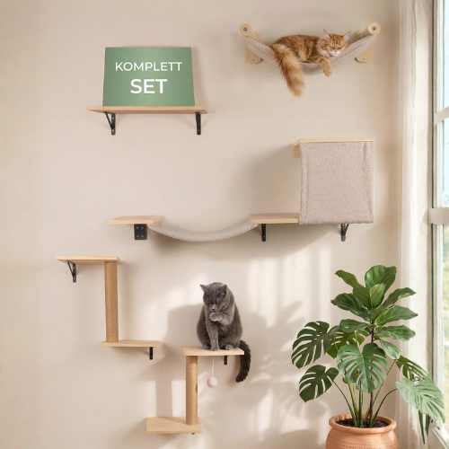 12-teilige Kletterwand für Katzen