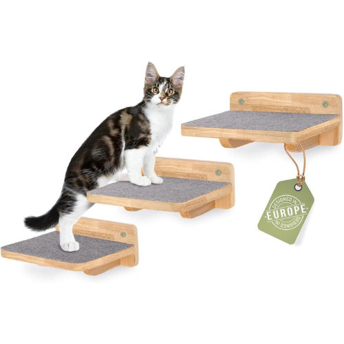 WOOWOOD® XL Wand-Katzentreppen