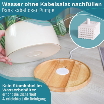 Keramik Trinkbrunnen für Katzen