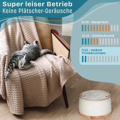 Keramik Trinkbrunnen für Katzen
