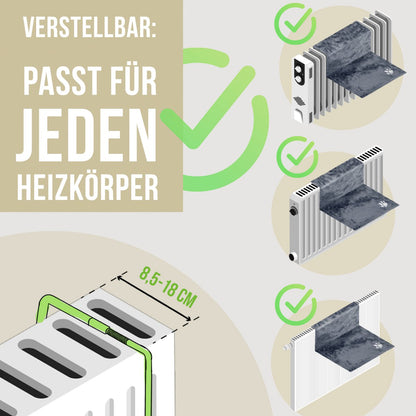 Kuschelige Heizkörperliege