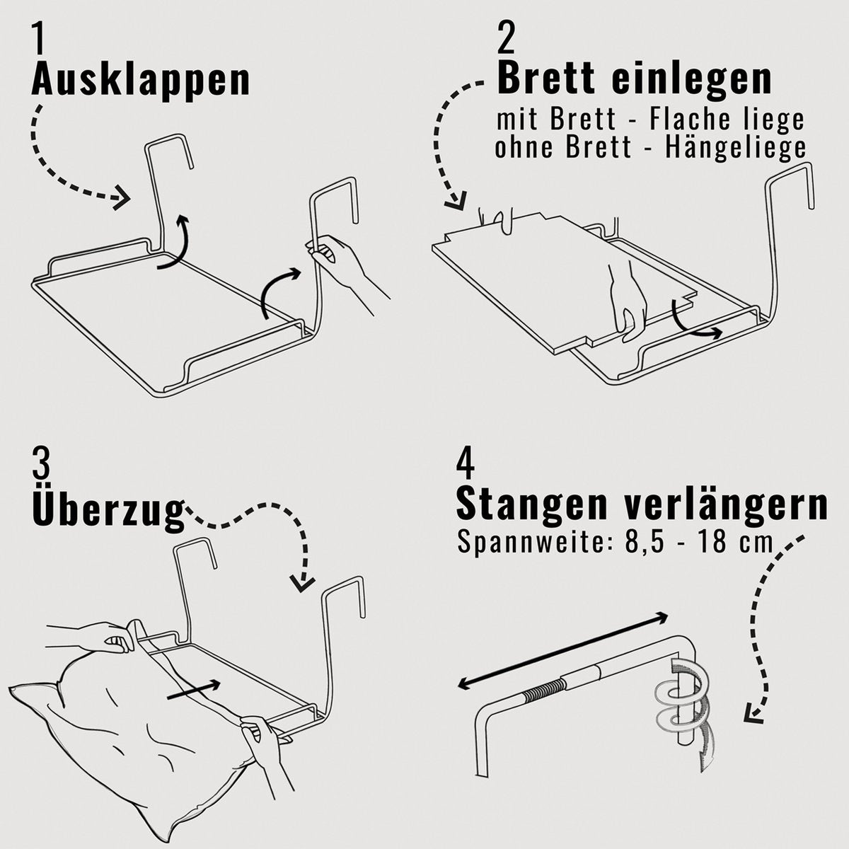 Kuschelige Heizkörperliege