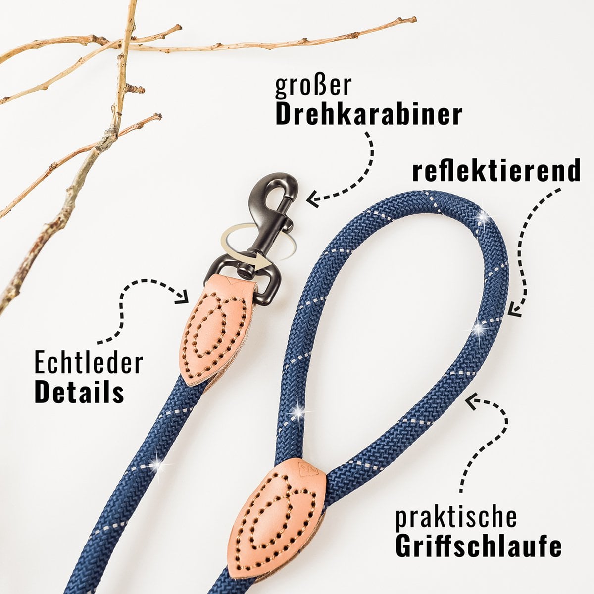 Design Cityleine aus Tau – 120 cm