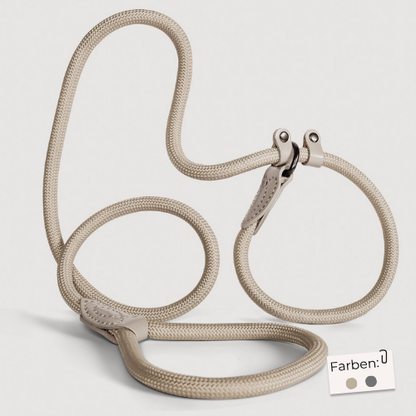 Retrieverleine – Tauleine mit integriertem Halsband
