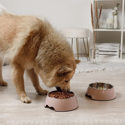 ne&no® Futternapf 2er Set für Hunde und Katzen Rosa