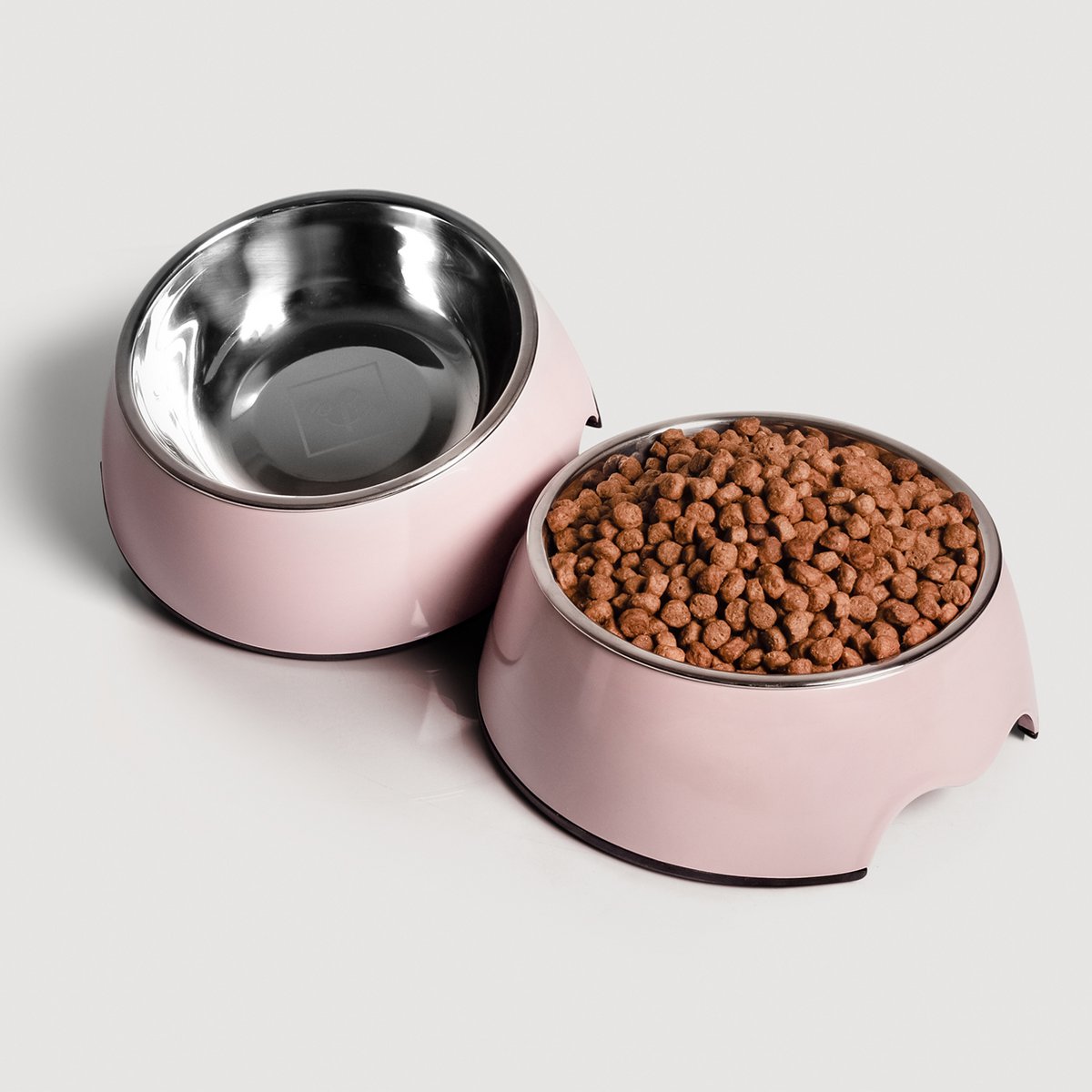 ne&no® Futternapf 2er Set für Hunde und Katzen Rosa